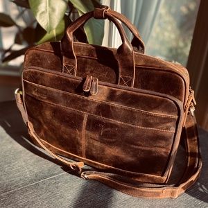 Jack&Chris Leather Briefcase
